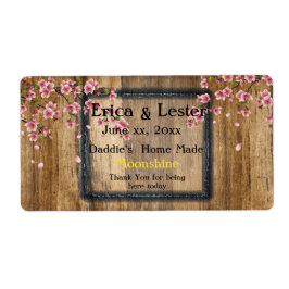 Etiqueta divertida de vino Boda/alcohol casero