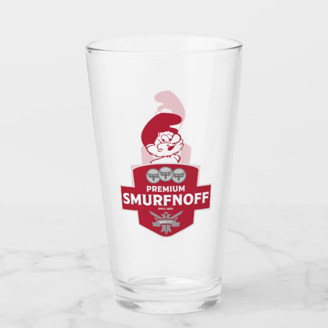 Etiqueta divertida de vodka de Navidad (Anverso)