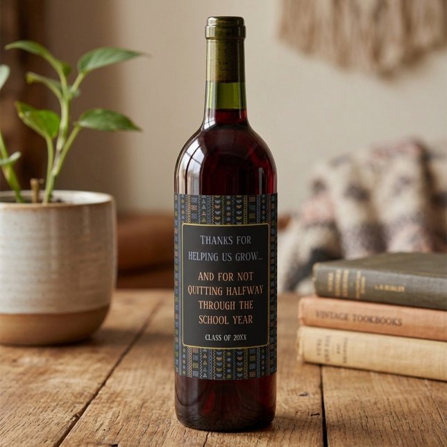 Etiqueta divertida para botella de vino de la Sema (Subido por el creador)