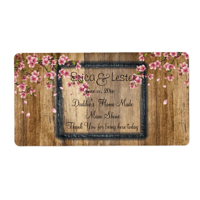 Etiqueta Divertido, casando el vino, personalizado del (Frente)