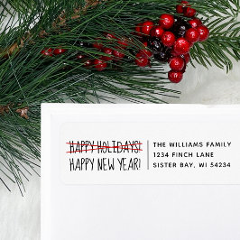 Etiqueta Divertido discurso de Año Nuevo Feliz