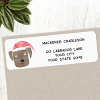 Divertidos Navidades Perro Dirección de Retorno Pe