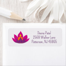 Diwali Lotus Flower Candle Address