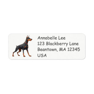 Etiqueta Doberman Pinscher