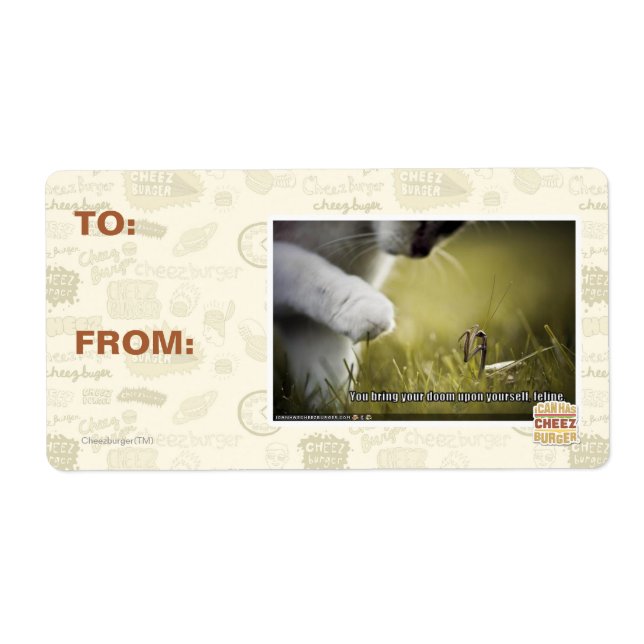 Etiqueta Doce sobre ti mismo (Frente)