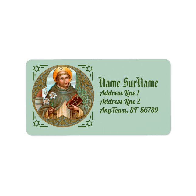 Etiqueta Dominic de Guzman (BK 07) (Frente)