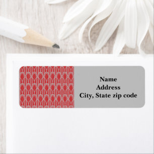 Etiqueta Dominios Art Deco