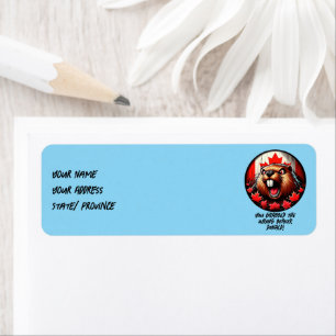 Etiqueta Donald Trump, el "castor equivocado" canadiense