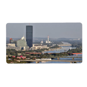 Etiqueta Donaucity, Viena Austria