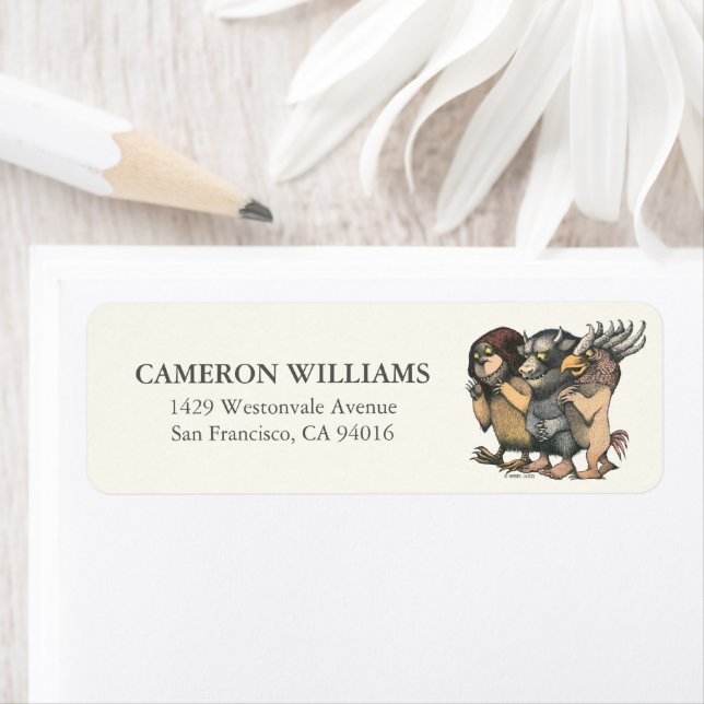 Etiqueta Donde están las cosas salvajes | Criaturas (In situ)