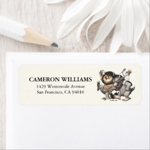 Etiqueta Donde las cosas salvajes son personajes