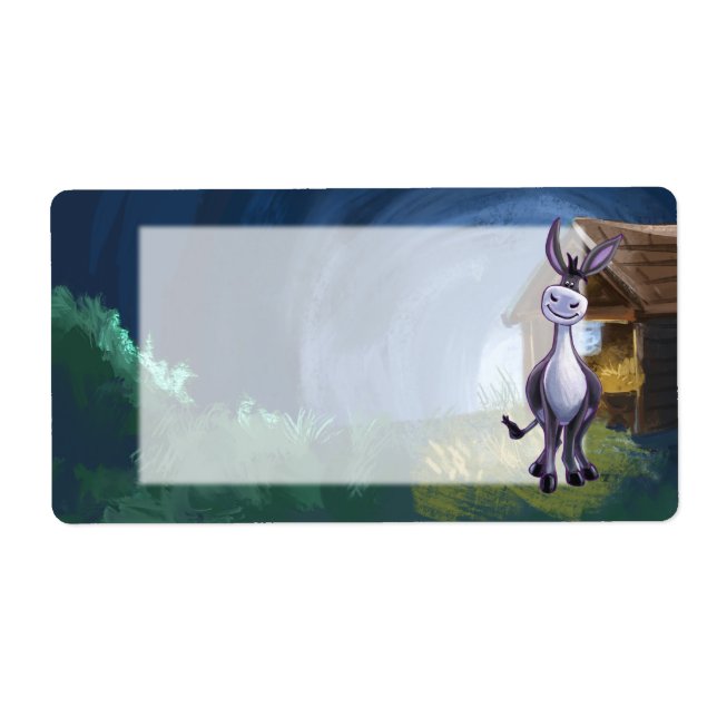 Etiqueta Donkey Stationery (Frente)