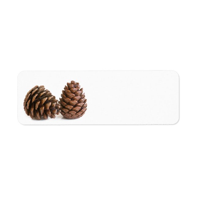 Etiqueta Dos pinecones (Frente)