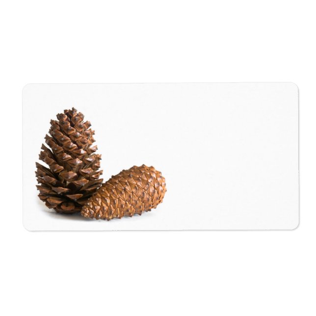 Etiqueta Dos pinecones (Frente)