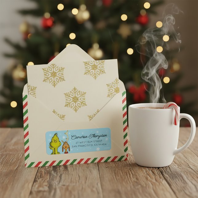 Etiqueta Dr. Seuss | Cumpleaños Grinch y Max Winter (Subido por el creador)