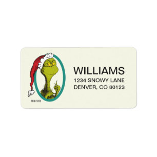 Etiqueta Dr. Seuss El Grinch