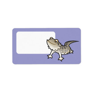 Etiqueta Dragón con barba personalizado / Dragón Rankin