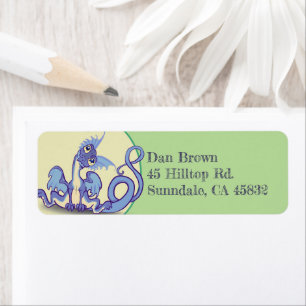 Etiqueta Dragón de lilo curioso