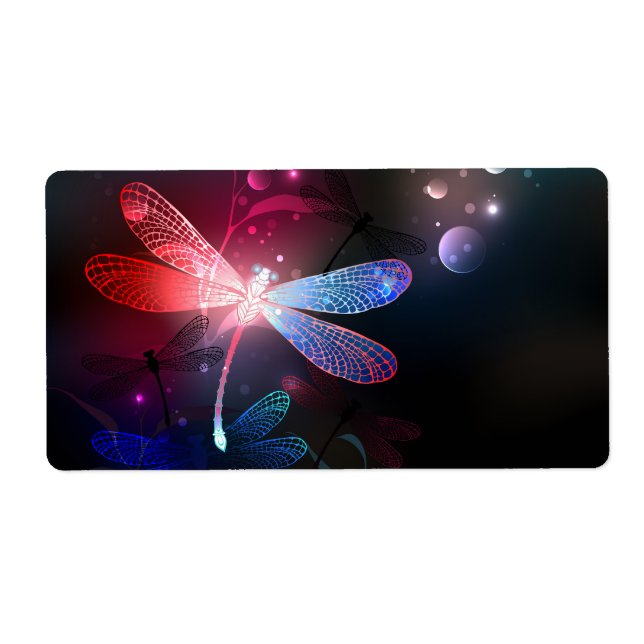 Etiqueta Dragón rojo (Frente)