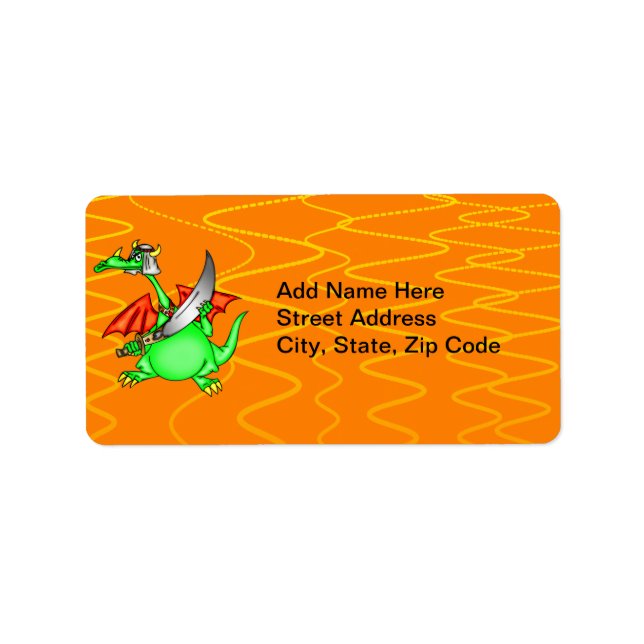 Etiqueta Dragon Sheik (Frente)