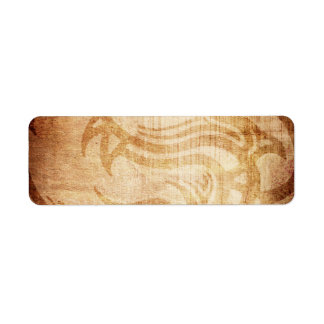 ETIQUETA DRAGON TRIBAL GRUNGE BROWNS FANTASY BACKGROUNS D