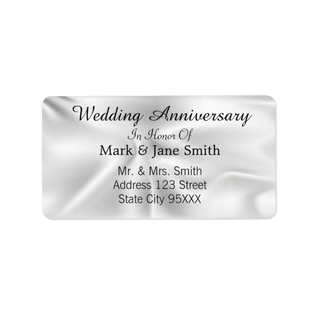 Etiqueta Drapery clásico (Frente)