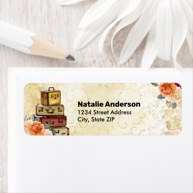 Etiqueta Ducha de novia de aventura (In situ)