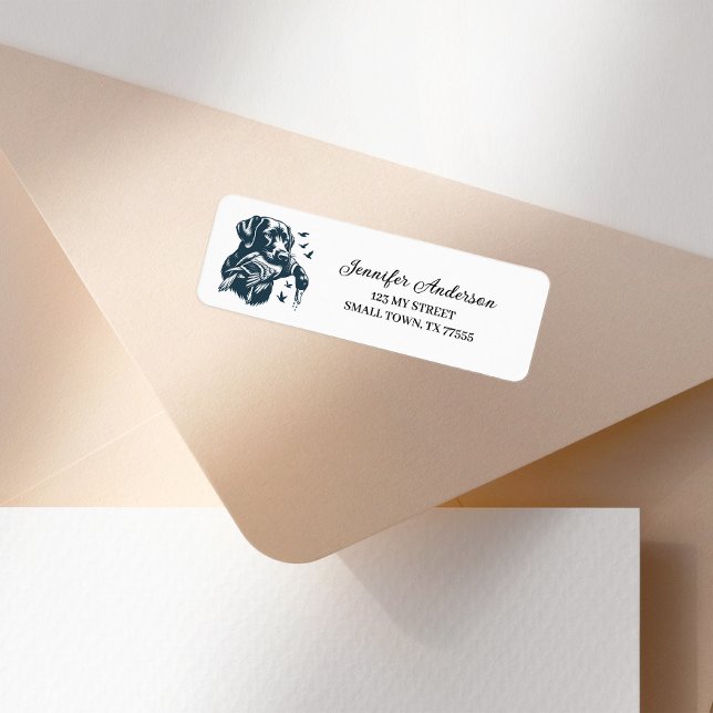 Etiqueta Duck Hunting Dog Address Label (Subido por el creador)