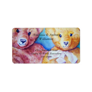 Etiqueta Dulce DIRECCIÓN DE Oso Teddy