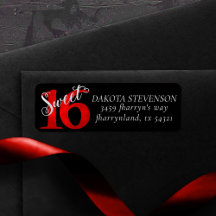 Dulces 16 | Dirección de devolución de Purpurinas 