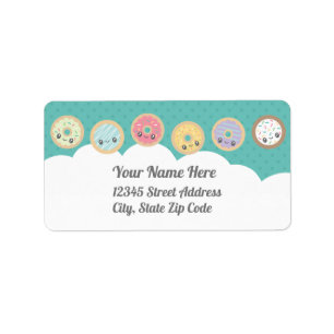 Etiqueta Dulces donuts