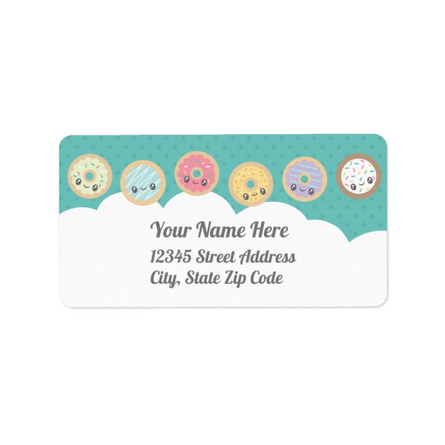 Etiqueta Dulces donuts (Frente)