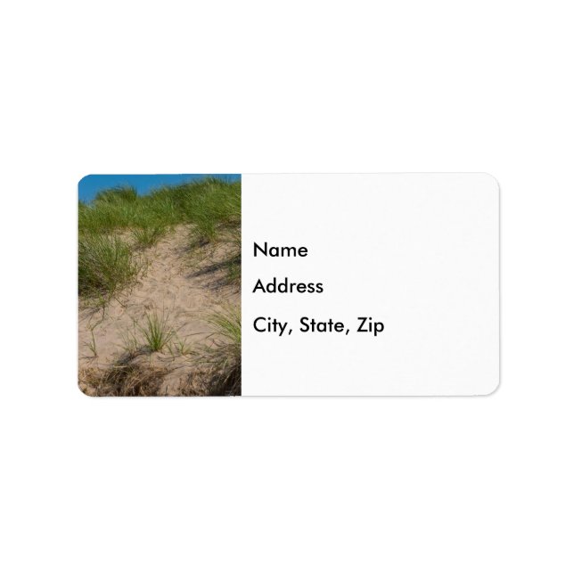 Etiqueta Duna De Oats Marinos (Frente)