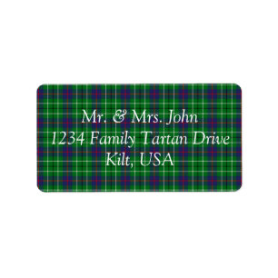 Etiqueta Duncan Tartan