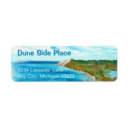Etiqueta Dunes Coastal Shore Lake Personalize