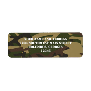 Etiqueta Dusty Green Camo