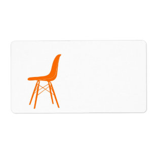 Etiqueta Eames moldeó la silla lateral plástica