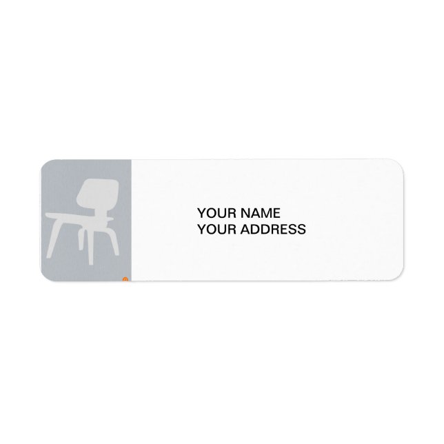 Etiqueta Eames Plywood Chair (Frente)