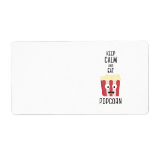 Etiqueta Eat Popcorn Z6pky