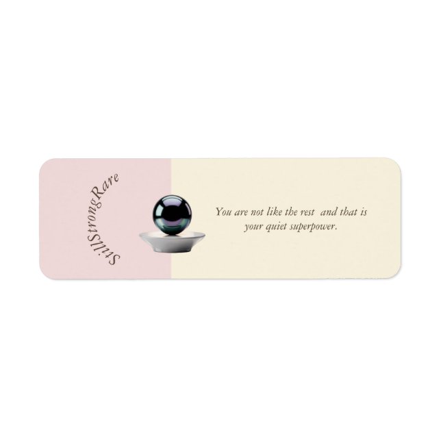 Etiqueta Edición Pastel Rara StillStrong (Frente)