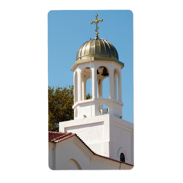 Etiqueta Edificio de la iglesia (Frente)