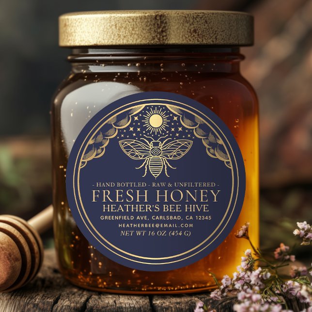 Etiqueta editable de abeja de miel de mimbre de ta (Subido por el creador)