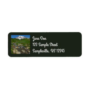 Etiqueta Edith Creek en el Parque Nacional Mount Rainier