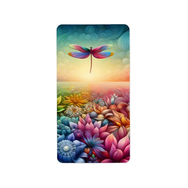 Etiqueta El baile de la libélula (Frente)