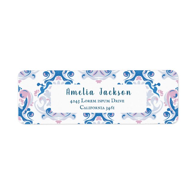 Etiqueta El bebé está preparando té fiesta Ducha bebé (Frente)