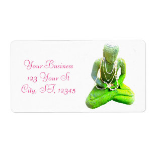 Etiqueta El Buda Verde Mossy Meditando Thunder_Cove