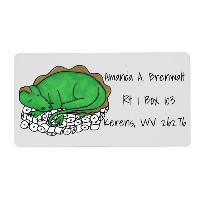 Etiqueta El capricho del dragón (Frente)