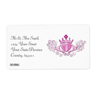 Etiqueta El Claddagh (Rosa)