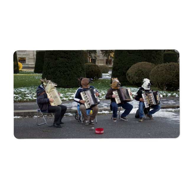 Etiqueta El concierto de los animales (Frente)