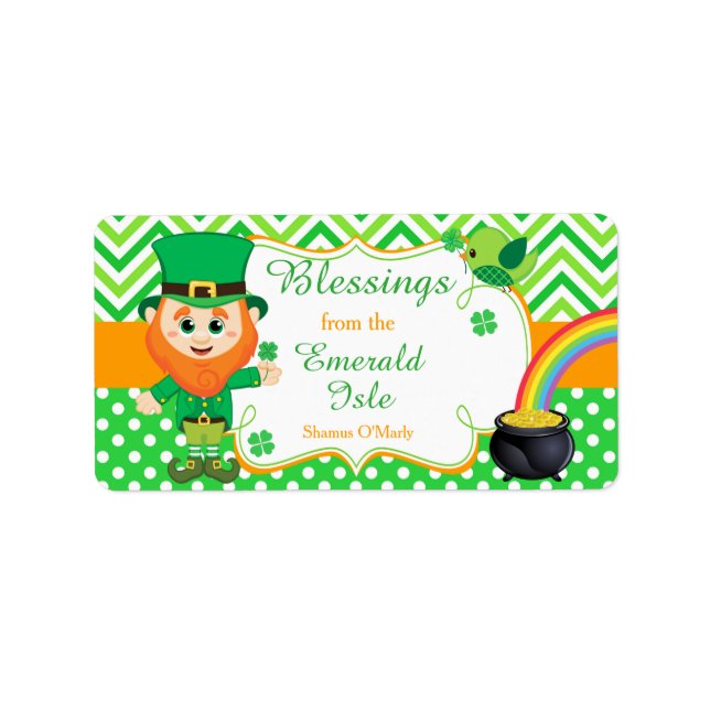 Etiqueta El día de San Patricio (Frente)